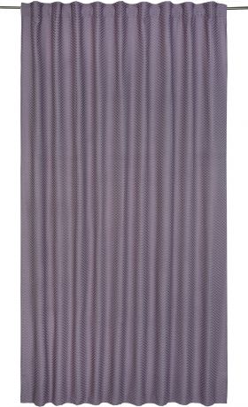 Штора на ленте Kerms Bohemia, 200х280 см, геометрия, цвет фиолетовый