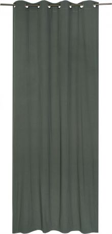 Штора с люверсами Jeanne Desert Sage, 135х280 см, однотонный, цвет зелёный