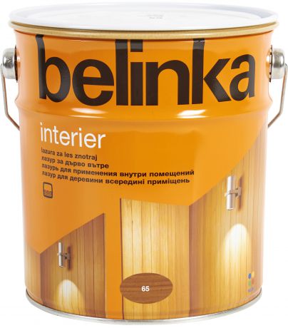 Покрытие защитно-декоративное для дерева Belinka Interier цвет осенний лист 2.5 л