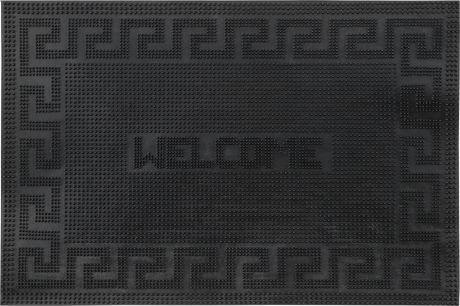 Коврик «Welcome», 40x60 см, резина, цвет чёрный