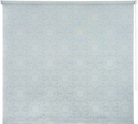 Штора рулонная «Мандала» 180х175 см, цвет голубой
