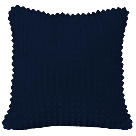 Подушка декоративная «Плюш», 43х43 см, цвет тёмно-синий