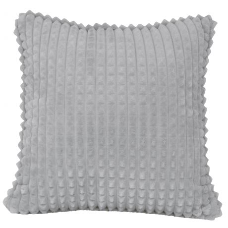 Подушка декоративная «Плюш», 43х43 см, цвет серый