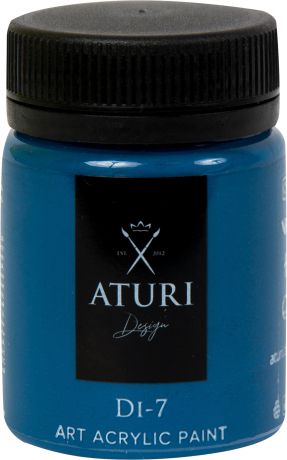 Краска акриловая Aturi цвет тёмно-синий 60 г