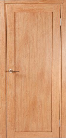 Дверь межкомнатная глухая Кантри 200x70 см, ПВХ, цвет дуб арагон, с фурнитурой