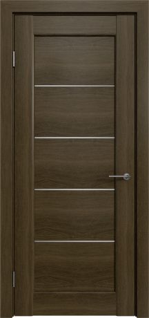 Дверь межкомнатная остеклённая Дельта горизонтальная 200x70 см, ПВХ, цвет ольха коричневая, с фурнитурой