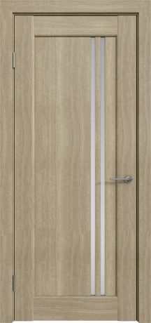 Дверь межкомнатная остеклённая Дельта вертикальная 200x70 см, ПВХ, цвет ольха серебряная, с фурнитурой
