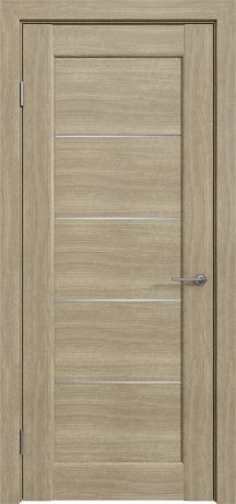 Дверь межкомнатная остеклённая Дельта горизонтальная 200x70 см, ПВХ, цвет ольха серебряная, с фурнитурой