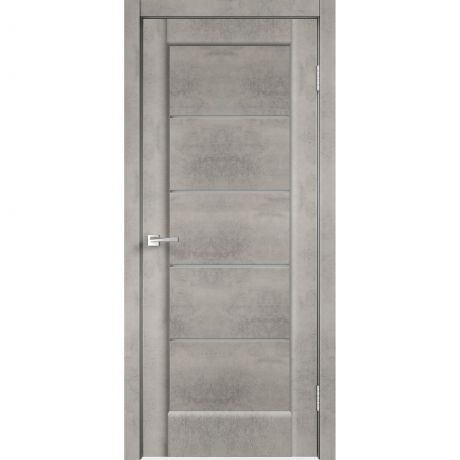 Дверь межкомнатная остеклённая «Сохо», 60x200 см, ПВХ, цвет лофт светлый, с фурнитурой