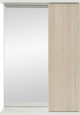 Шкаф зеркальный подвесной «Эстер» 50x72 см цвет бежевый