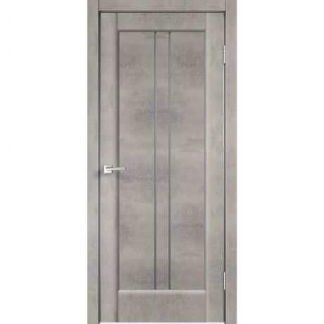 Дверь межкомнатная остеклённая «Сиэтл», 60x200 см, ПВХ, цвет лофт светлый, с фурнитурой