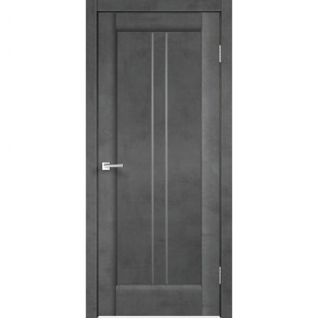 Дверь межкомнатная остеклённая «Сиэтл», 80x200 см, ПВХ, цвет лофт тёмный, с фурнитурой