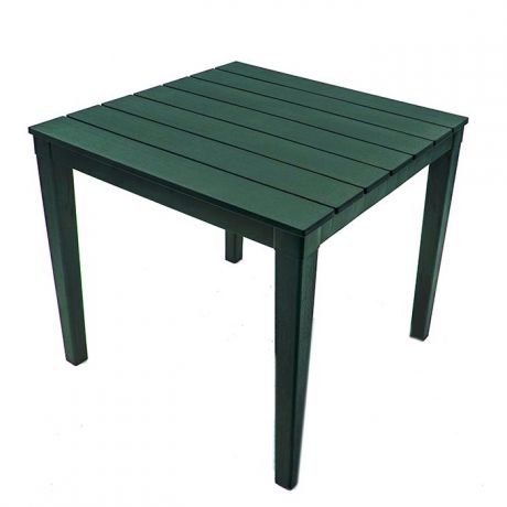 Стол садовый квадратный «Прованс», 83х83х82 см, цвет тёмно-зелёный