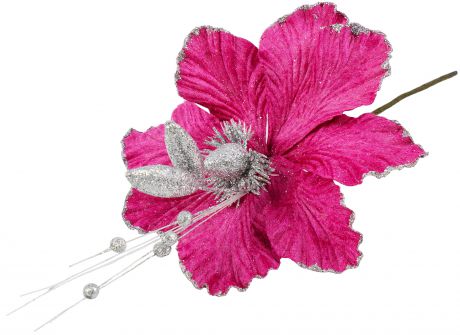 Украшение на спице «Цветок», 40 см, цвет лиловый