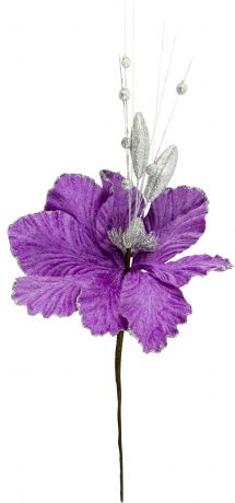 Украшение на спице «Цветок», 40 см, цвет фиолетовый