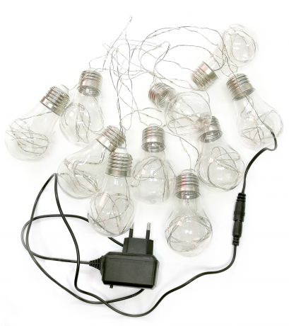 Электрогирлянда светодиодная «Лампочки» для дома 100 ламп 3 м