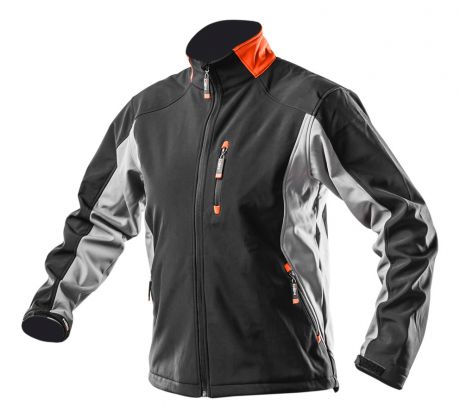 Куртка Softshell водо- и ветронепроницаемая размер M(50) цвет чёрный