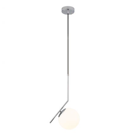 Светильник подвесной Eurosvet Frost 50152, 1 лампа, 4 м², цвет хром