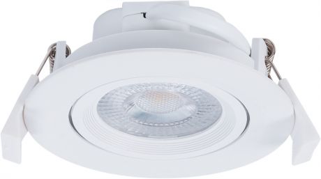 Светильник точечный светодиодный встраиваемый KL LED 22A-5 90 мм, 4 м², тёплый белый свет, цвет белый