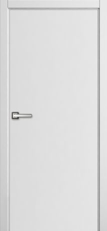 Дверь межкомнатная глухая, 200x70 см, эмаль, цвет белый, с фурнитурой