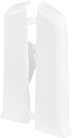 Заглушка для плинтуса левая и правая «Белый» 80 мм, 2 шт.