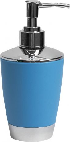 Дозатор для жидкого мыла «Альма» цвет тёмно-голубой