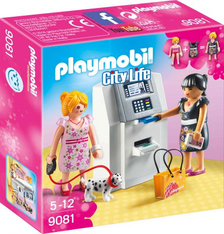 Playmobil City Life Плеймобиль 9081 Шопинг: Банкомат