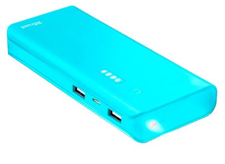 Внешний аккумулятор Trust Urban Primo PowerBank 10000mAh, голубой