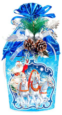 Подарок новогодний «Тройка Деда-Мороза», 1.2 кг