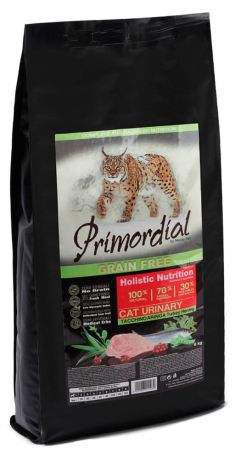 Корм сухой для кошек при МКБ PRIMORDIAL URINARY, индейка/сельдь, 6 кг