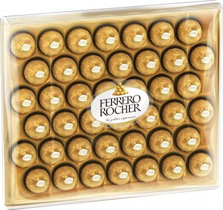 Конфеты Ferrero Rocher шоколадные с лесным орехом, 525 г