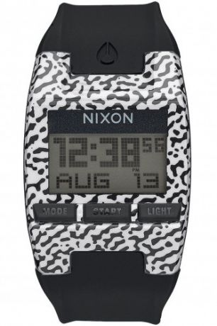 Часы NIXON COMP S (BLACK/WHITE AMOEBA)