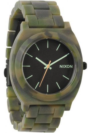 Часы NIXON Time Teller Acetate (MATTE BLACK/CAMO)