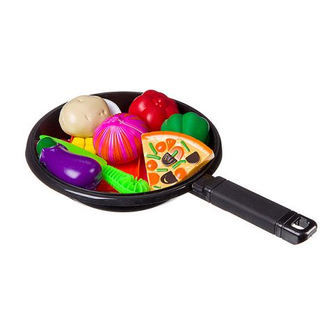 YAKO Набор продуктов со сковородкой (разноцветный)