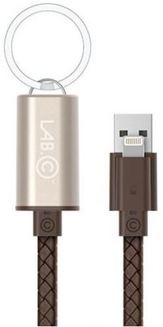 LAB.C 504 USB-Apple 8pin в виде брелока (золотой, коричневый)