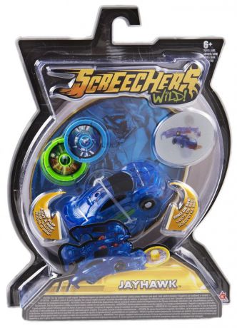 Screechers Wild Машинка-трансформер Джейхок (синий)