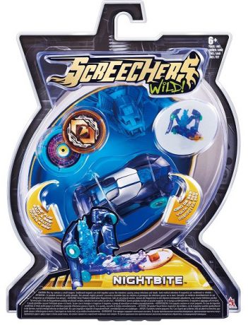 Screechers Wild Машинка-трансформер Найтбайт (синий)