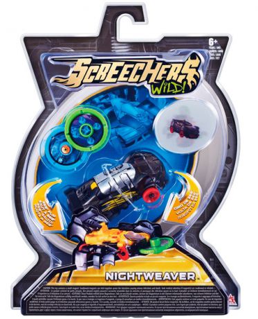 Screechers Wild Машинка-трансформер Найтвивер (разноцветный)