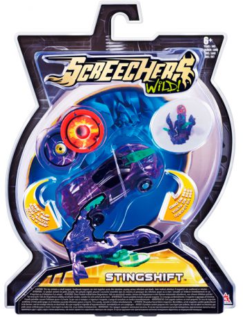 Screechers Wild Машинка-трансформер Стингшифт (фиолетовый)