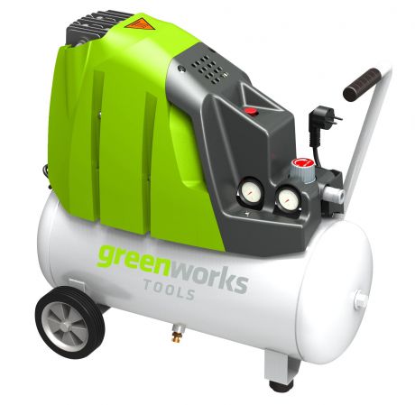 Компрессор электрический масляный Greenworks 1500W, 50 л