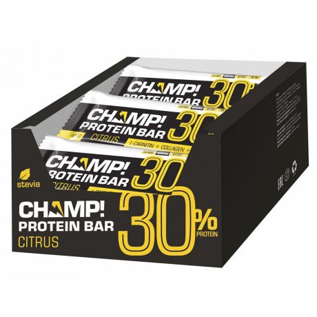 Батончик протеиновый Champ, цитрусовый, 45 г, (18 шт)