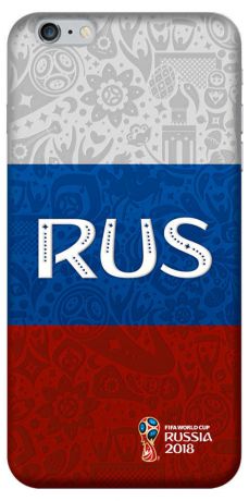 Чехол FIFA 2018 Flag Russia для iPhone 6/6S Plus