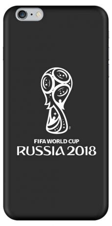 Чехол FIFA 2018 Official Emblem white для iPhone 6/6S Plus