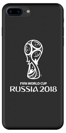 Чехол FIFA 2018 Official Emblem white для iPhone 7/8 Plus