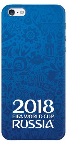 Чехол FIFA 2018 Official Logotype blue для iPhone 5/5S/SE