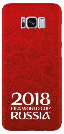 Чехол FIFA 2018 Official Logotype red для Samsung S8 Plus