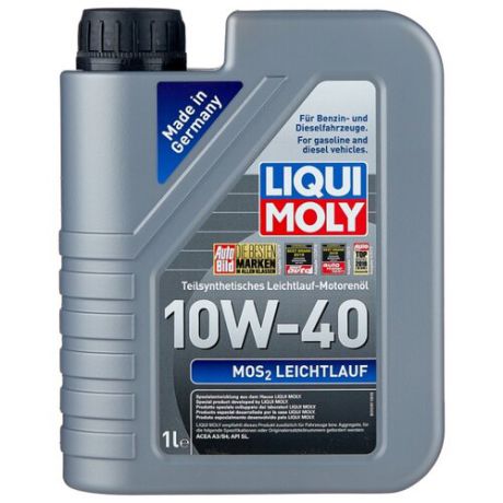 Моторное масло LIQUI MOLY MoS2 Leichtlauf 10W-40 1 л