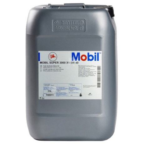 Моторное масло MOBIL Super 3000 X1 5W-40 20 л