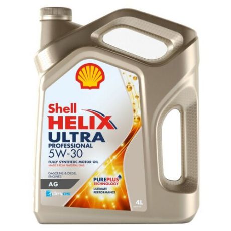 Моторное масло SHELL Helix Ultra Professional AG 5W-30 4 л