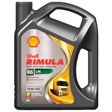 Моторное масло SHELL Rimula R6 LM 10W-40 4 л